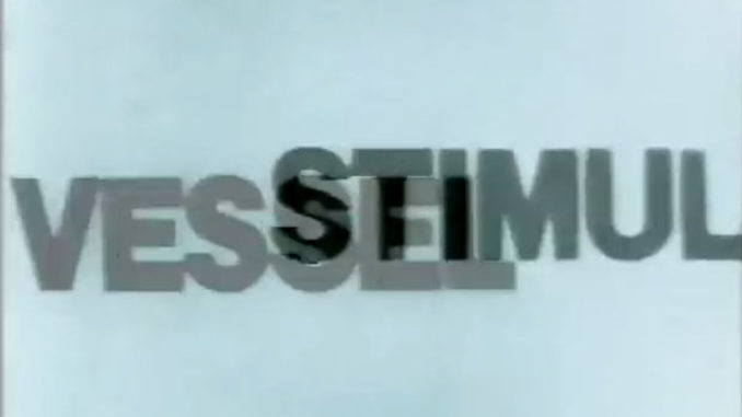 Paul Sharits Word Movie Fluxus